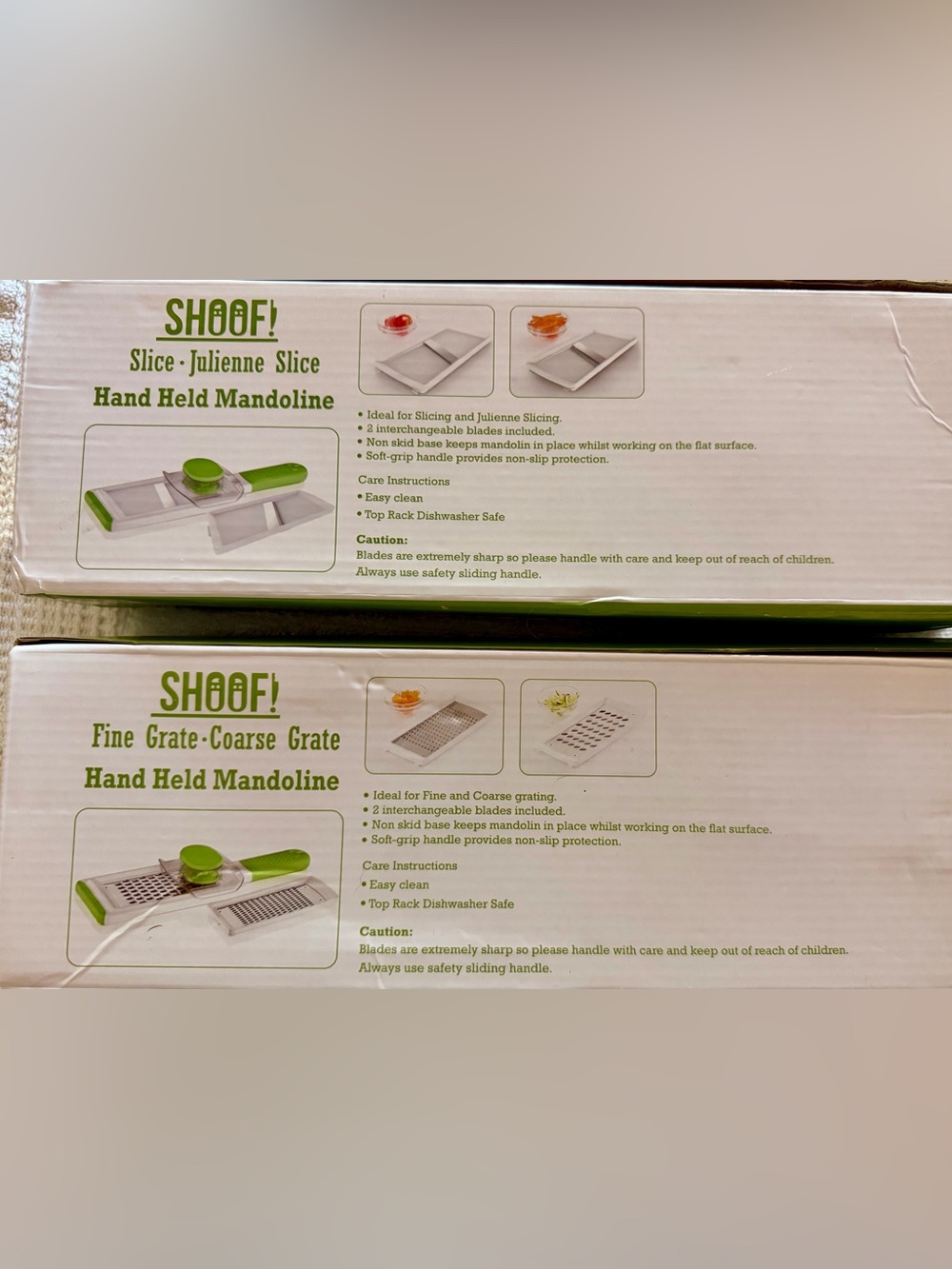 SHOOF! HandHeld Mandoline / Handheld Slicer Set